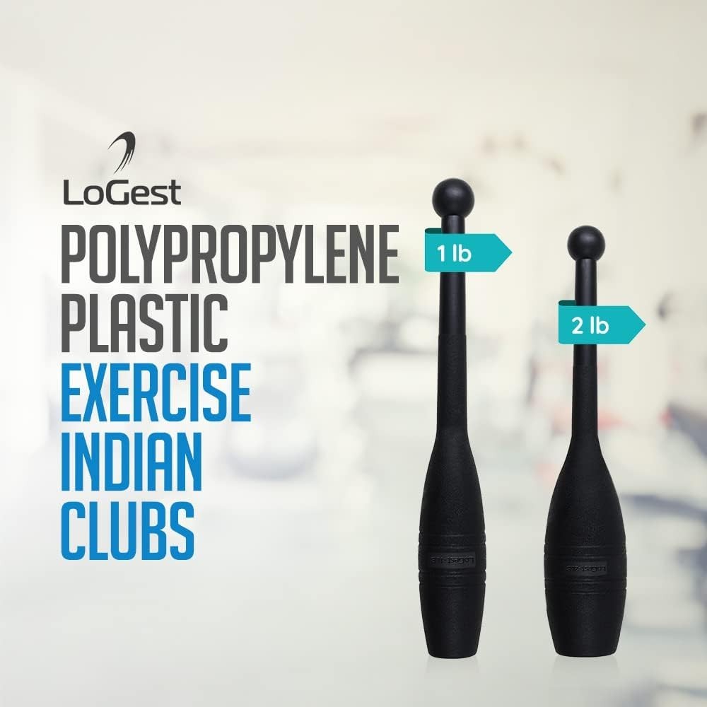Mace Exercise Clubs - Durable Polypropylene for Ultimate Strength & Flexibility
