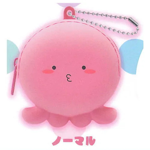 Takopi Small Mini Silicon Pouch with Keychain Takopi's Original Sin Charm