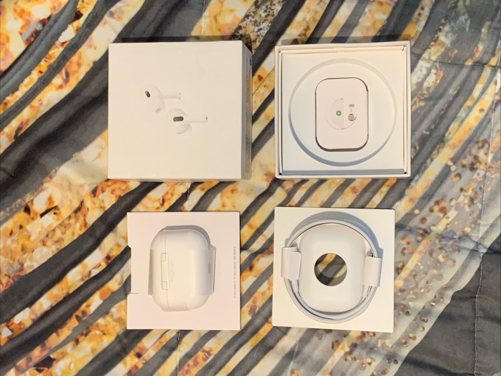Apple AirPods Pro 2nd Generation Used With Cable, And Instructions