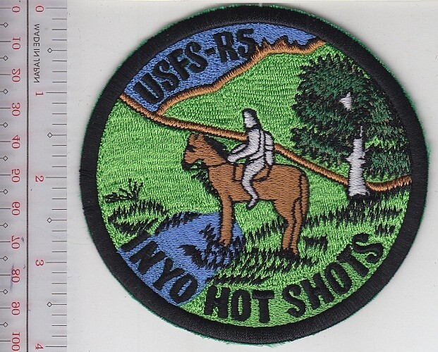 Hotshot Firemen CaliforniaInyo Hot Shots Crew US Forest Service Inyo No Tariff