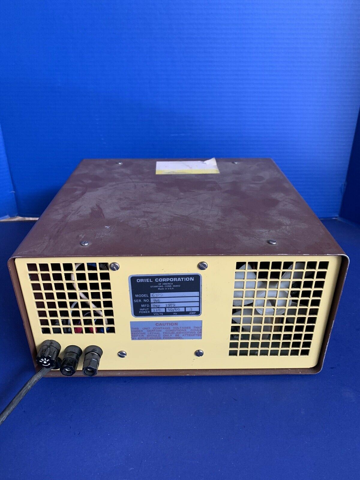 Oriel 6329 Regulated AC Power Supply, Used