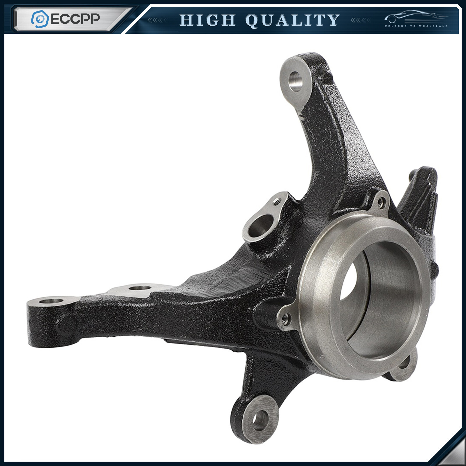 1Pc Front Driver Side Steering Knuckle For Hyundai Elantra Veloster 2013-2014