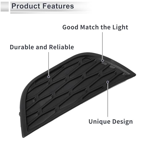 Front Left Fog Light Grill for Range Rover Evoque 2012-2017 Front Lower Bumper