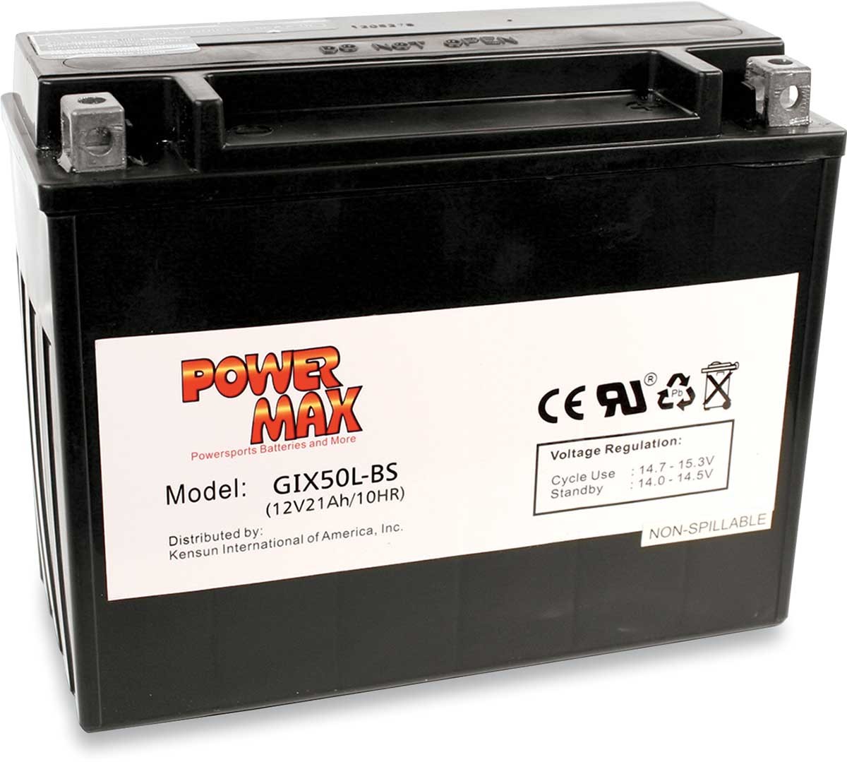 Power Max Maintenance-Free Battery for 1998 Ski-Doo Mach Z LT SV Track