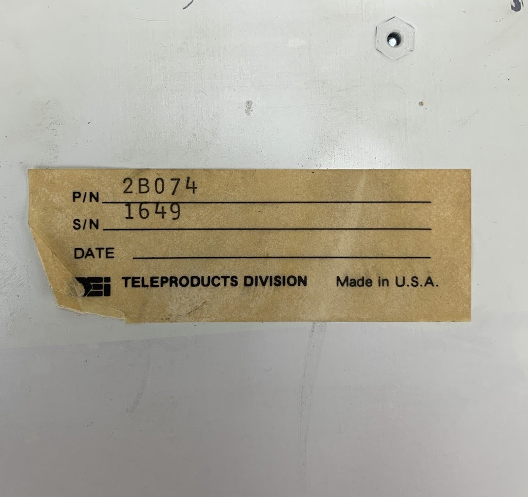 DEI 2B074 Asynchronous Data Set