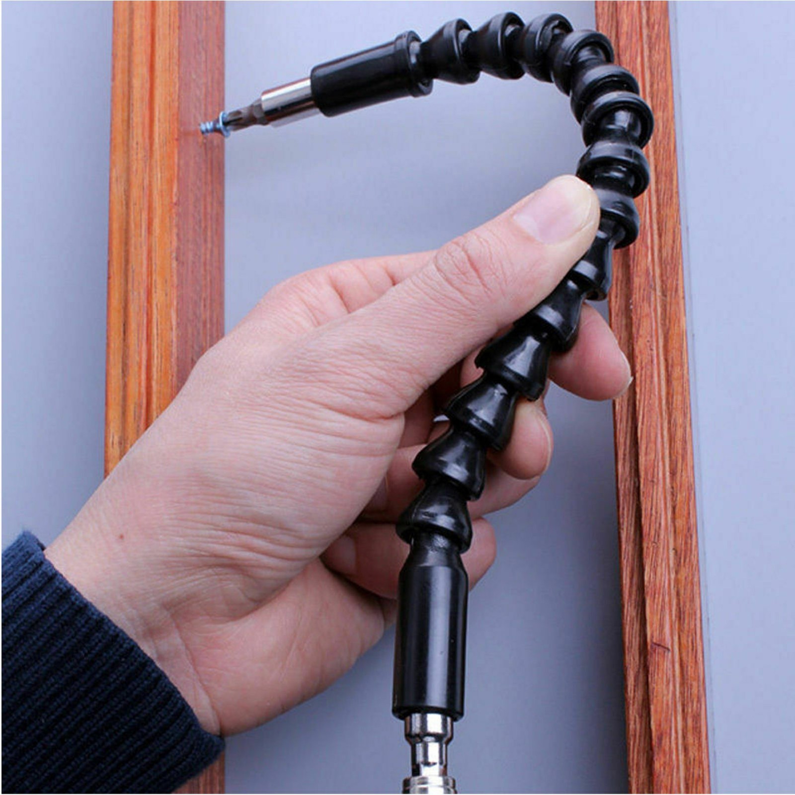 2X Extension Screwdriver Drill Bit Flexible Shaft Holder Tool Attachment