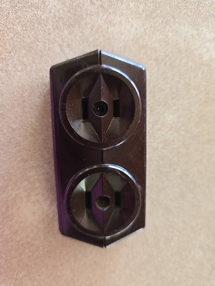 Leviton  15A 125V Surface Brown Commercial/Residential Outlet