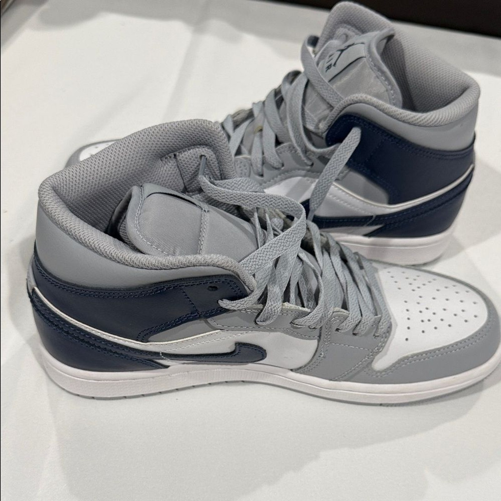Nike Men's Gray and White Sneakers