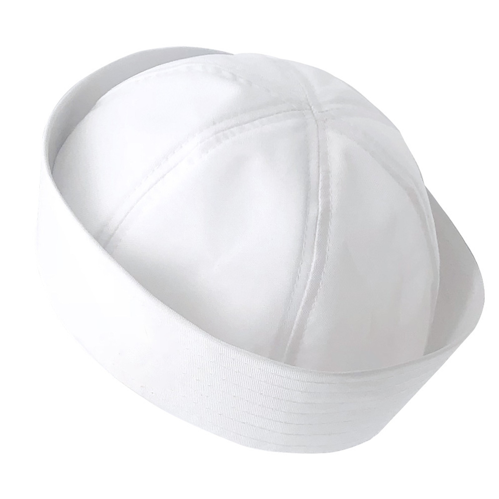 Adult White Doughboy Navy SAILOR Fishing Marine Popeye Costume Hat Cap 58cm kk