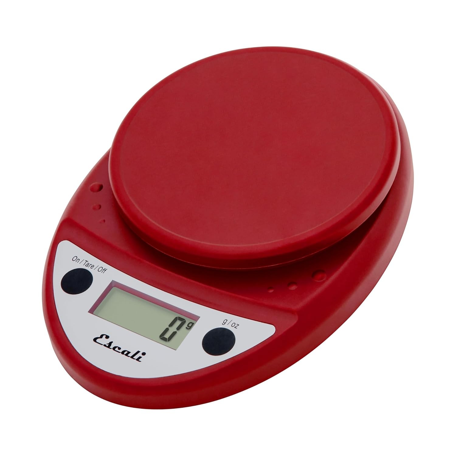 Escali Primo Digital Food Scale Multi-Functional Kitchen and Warm Red
