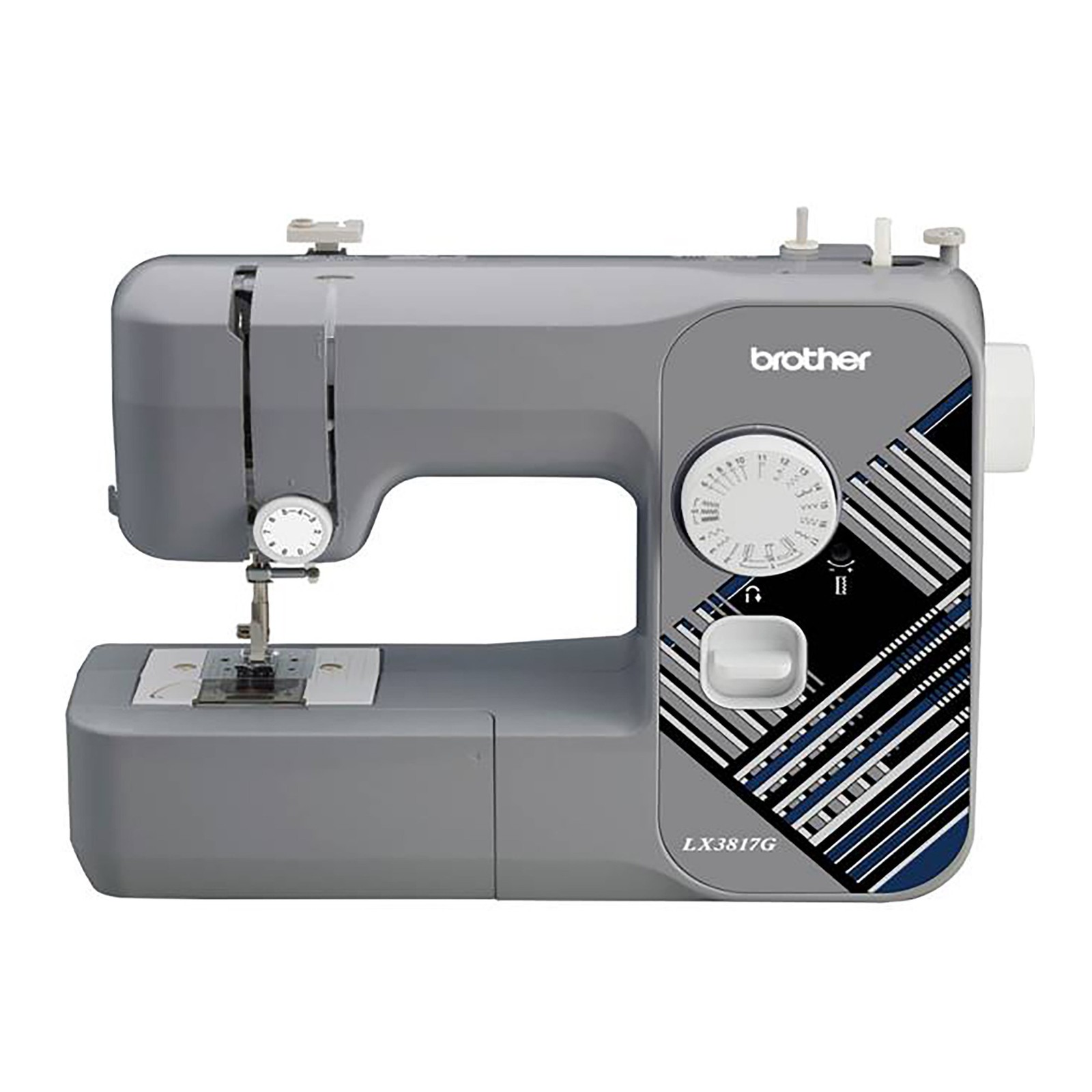 Brother RLX3817G 17-Stitch SewIng MachIne Gray Bundle Refurbished