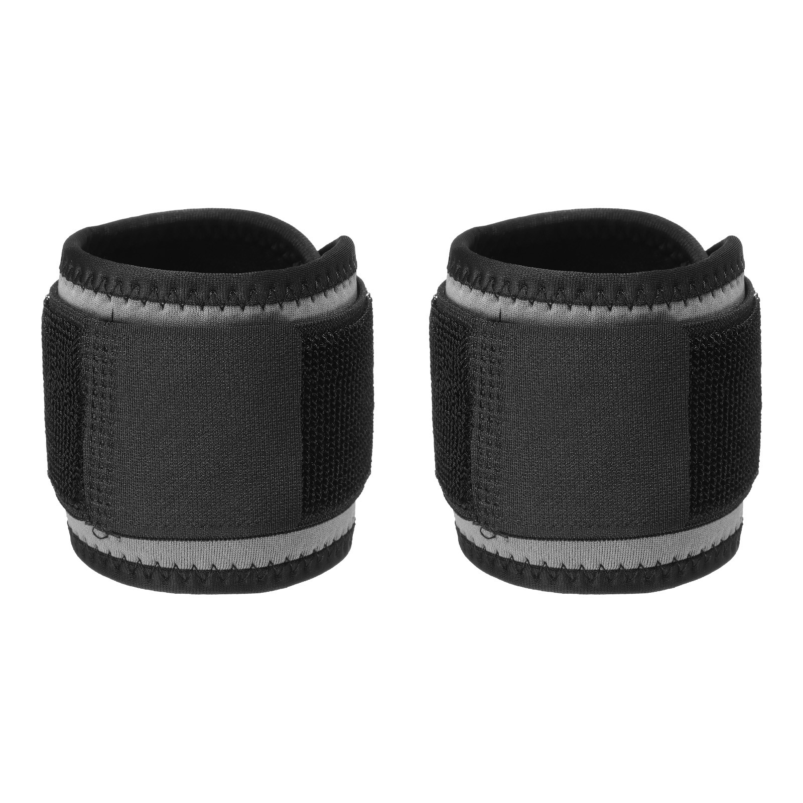 Wrist Wraps Strap, 2 Pack Wrist Compression Support 15.7"x2.7" for Fitness, Grey