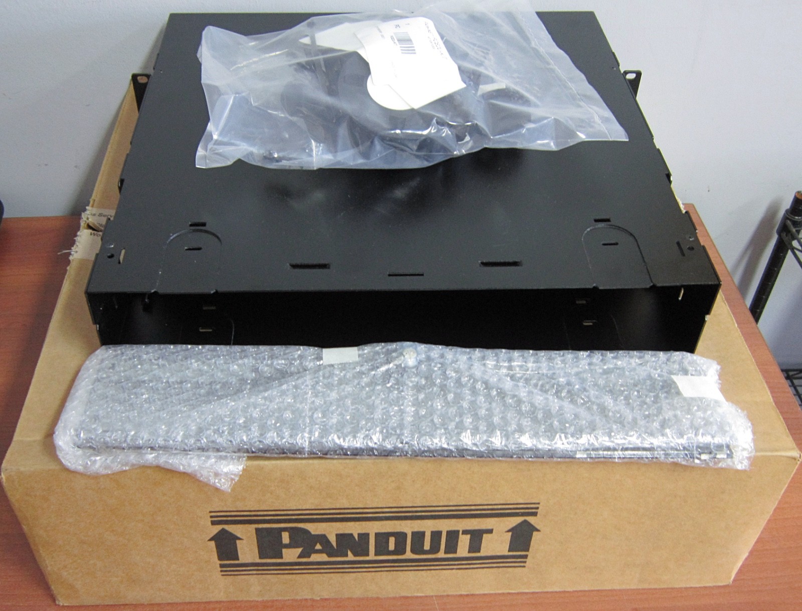 NEW Panduit FCE2U 2 RU Rack-Mount Fiber Optic Enclosure Black