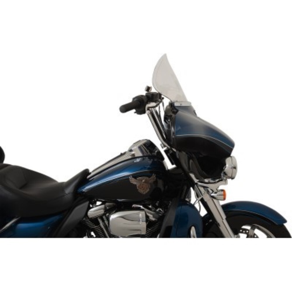 Klock Werks KWW-01-0206-2014 Clear 11.5" Flare Windshield - 14-24 Harley Batwing
