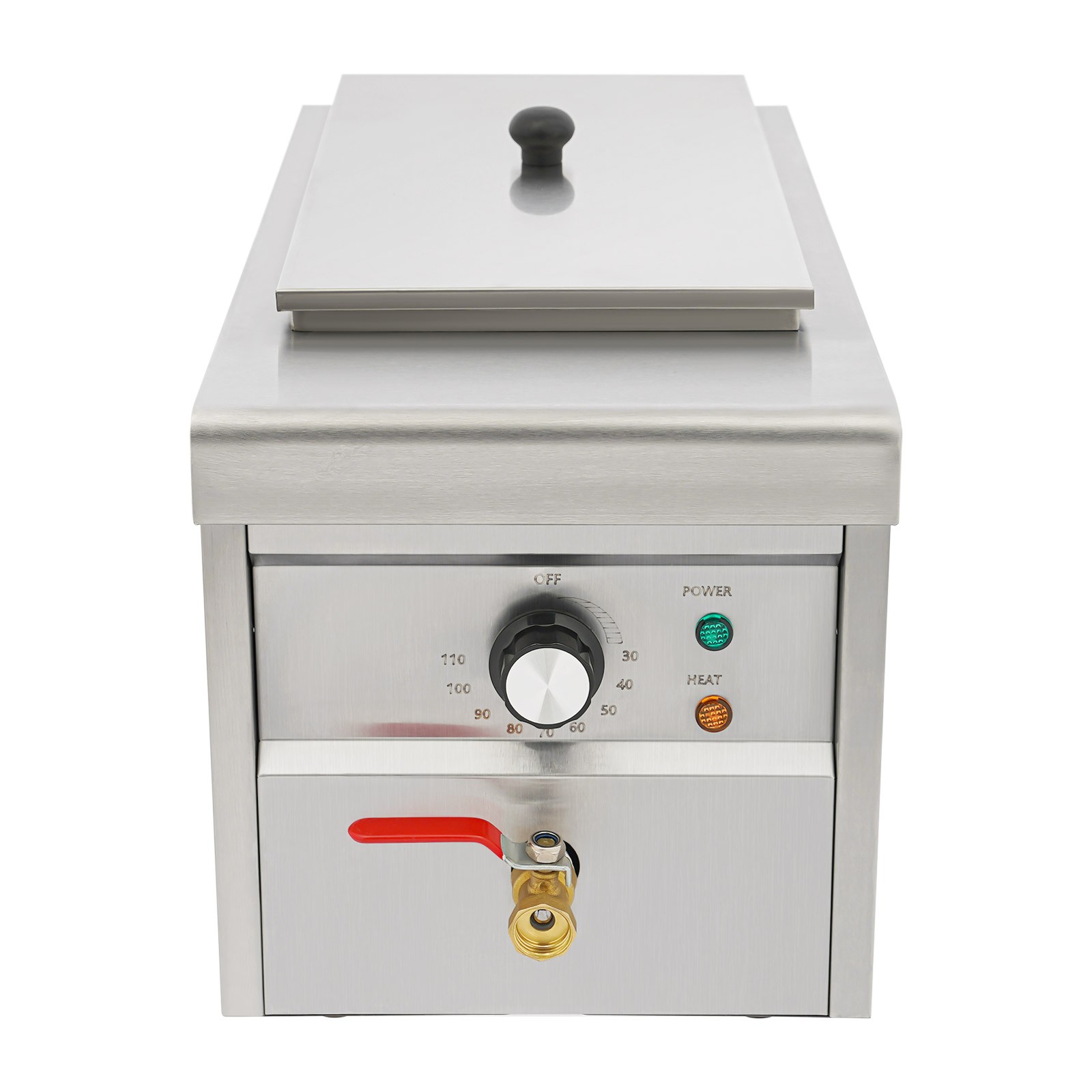 Commercial Electric Pasta Cooking Machine Noodle Boiler 2 Holes Pasta Maker 9L