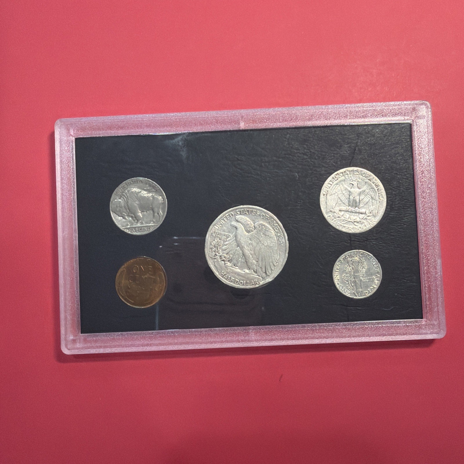 1935P US Mint Coin Set 90% Silver Coins