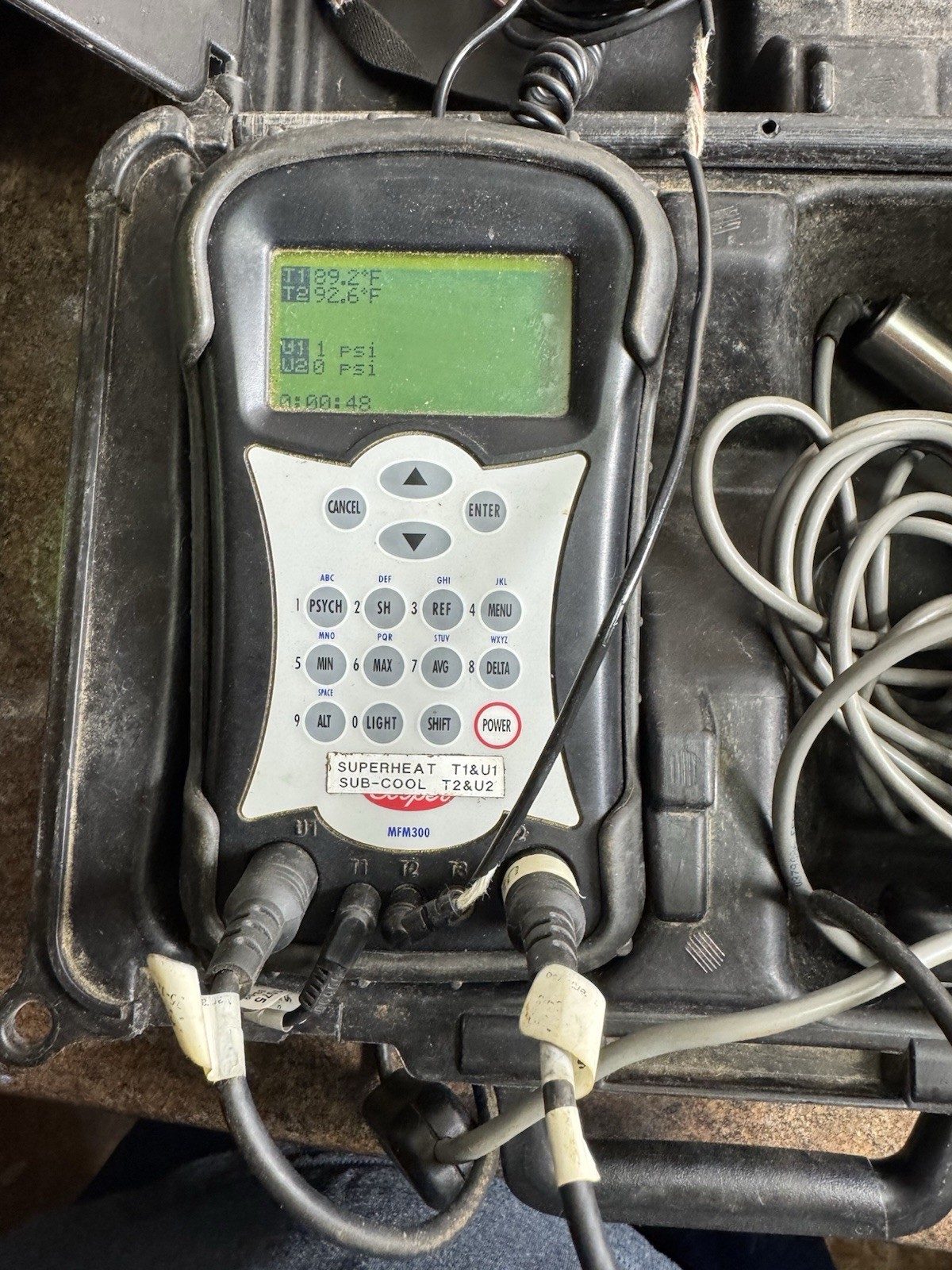 Cooper Atkins MFM300-KIT Thermometer/Multi Functional Meter AC Air Conditioning