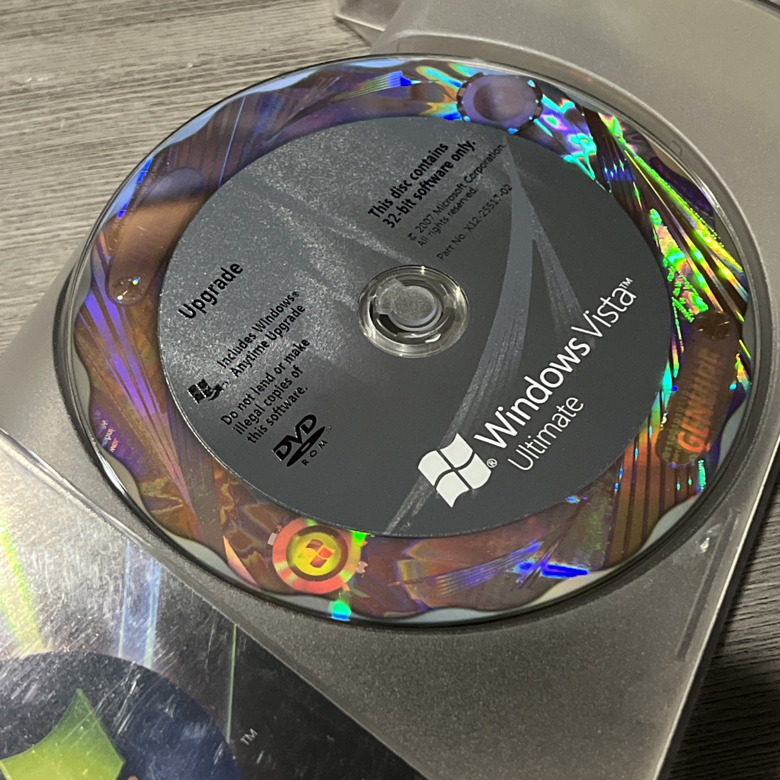 MS Windows Vista Ultimate Upgrade 32 & 64 Bit Genuine Retail Version 2-Discs