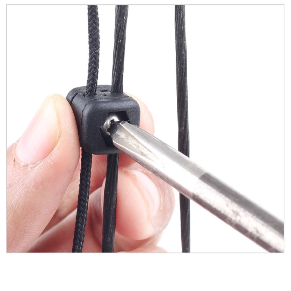 1*-Archery Drop Away Arrow Rest Clamp Buckle Cable Fastener Clip Compound Bow