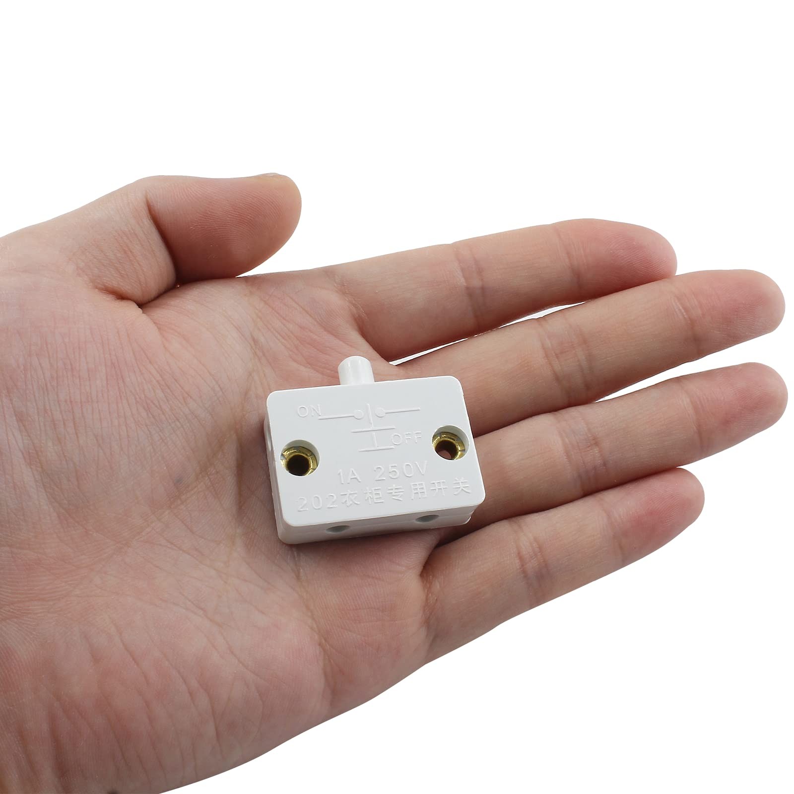 Litoexpe 8 Pcs Automatic Cabinet Lamp Switch, Touch Switch, Normally Closed S...