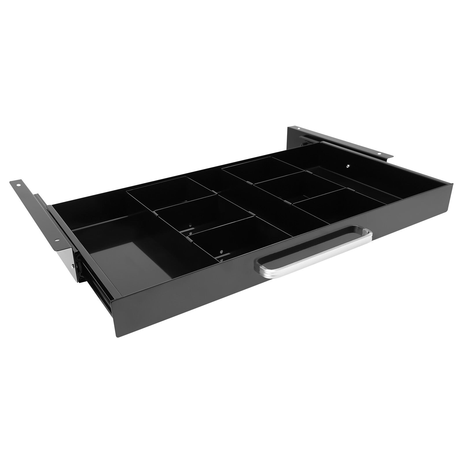 21.5” Under Desk Sliding Pull-Out Drawer Drawer Easy Slide Out Storage Organizer