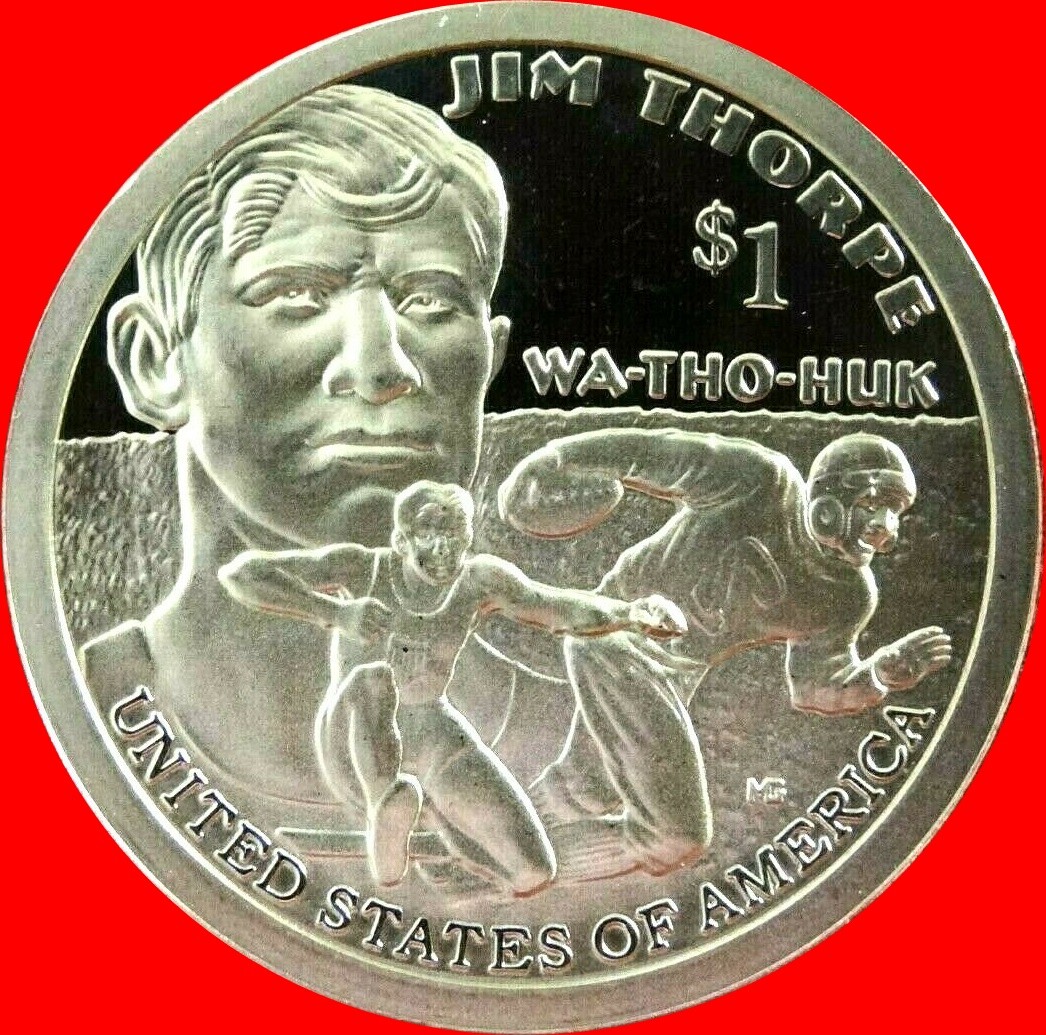 2018 S Native American (Jim Thorpe) Gem Proof Dollar IN STOCK