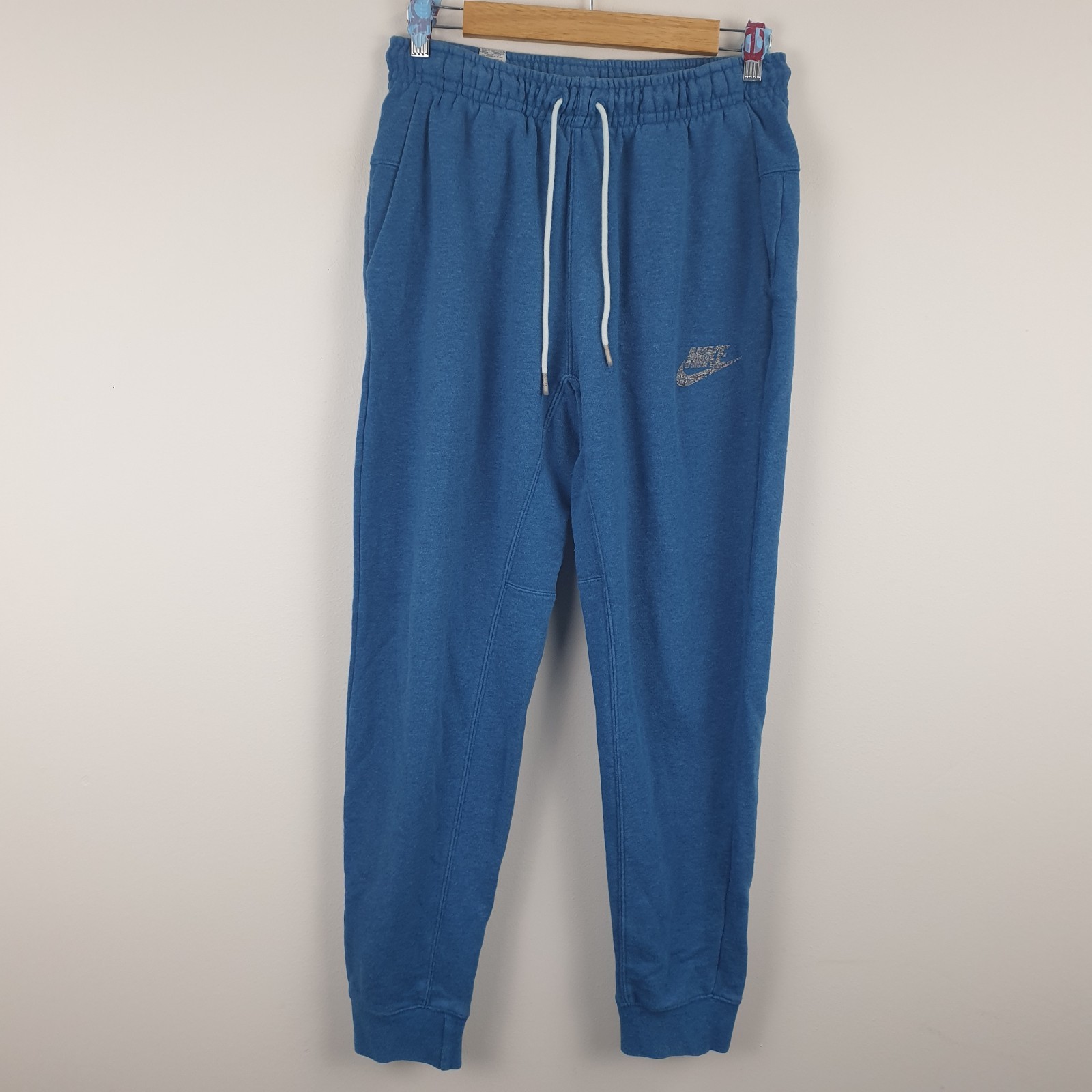 Nike Joggers Mens Medium Blue Jogging Bottoms Sweatpants Streetwear Athleisure