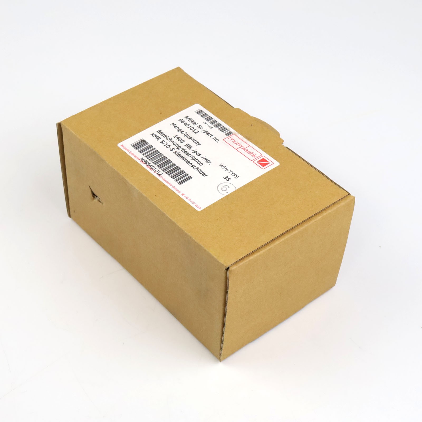 Murrplastik Terminal Plate KMR 5/10-5 86401012 (1400 pcs) original box
