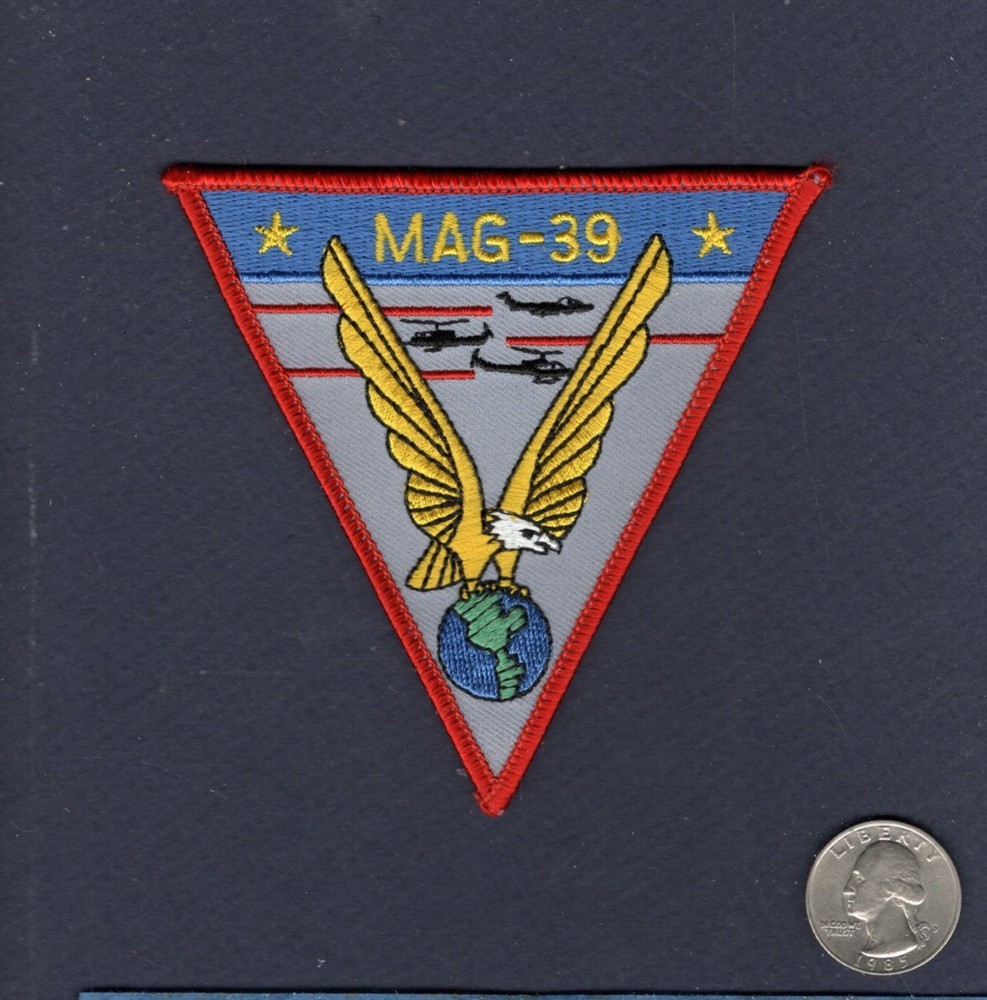 MAG-39 Marine Air Group 39 USMC AH-1 Cobra UH-1 Huey OV-10 Bronco Squadron Patch