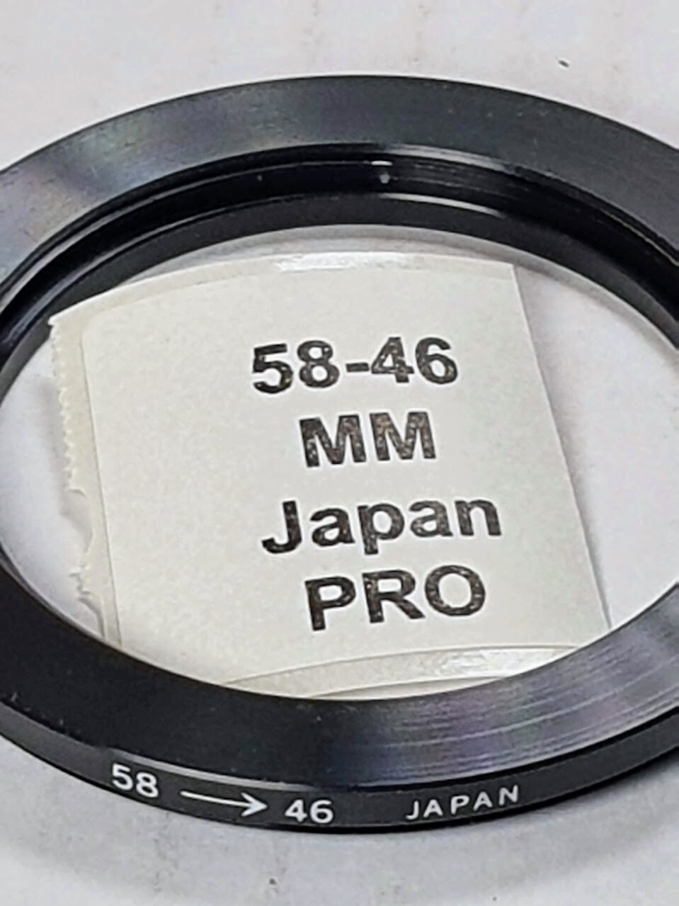 58-46mm Step-Down Lens Filter Converter Adapter Ring 58mm-46mm Metal E58 to E46