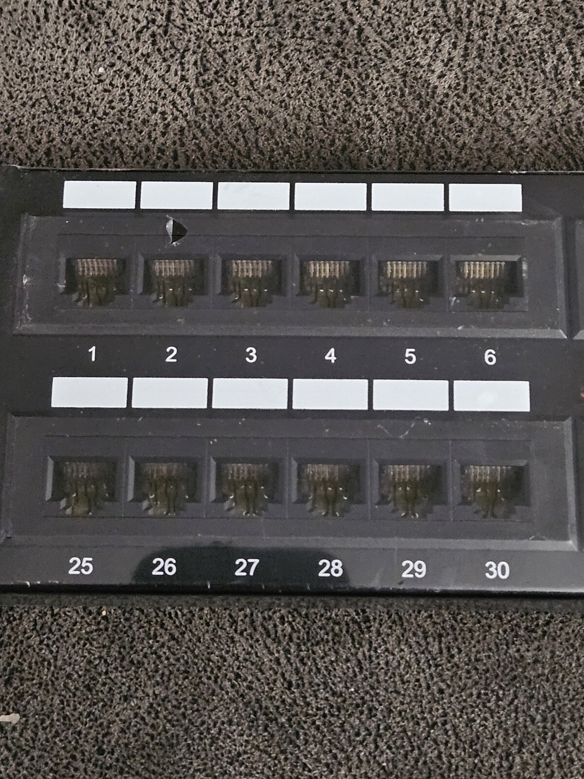 CAT6 48 Port Patch Panel Cat.6 UL Network Ethernet 19" X 3 3/8 (Bent Corner)