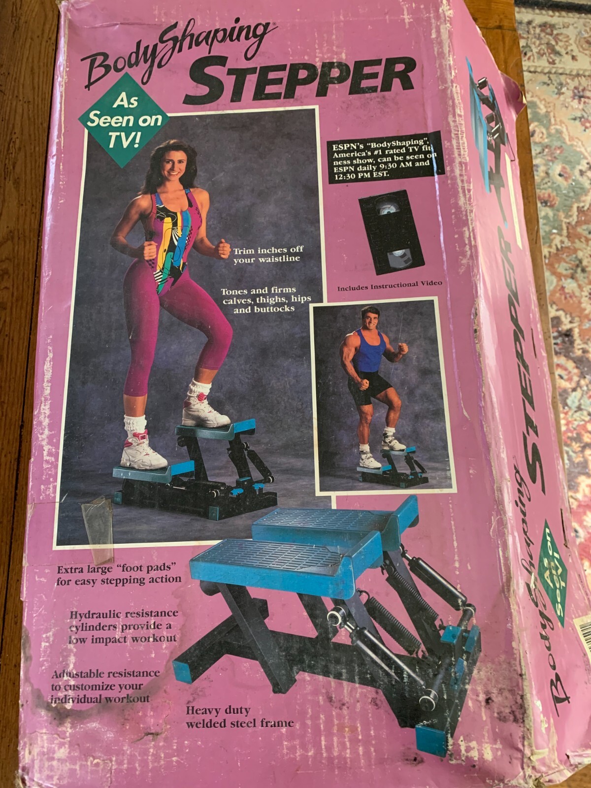 Vintage 1990’s BodyShaping Stepper Complete Set (NOT TESTED, WEAR ) PICKUP ONLY