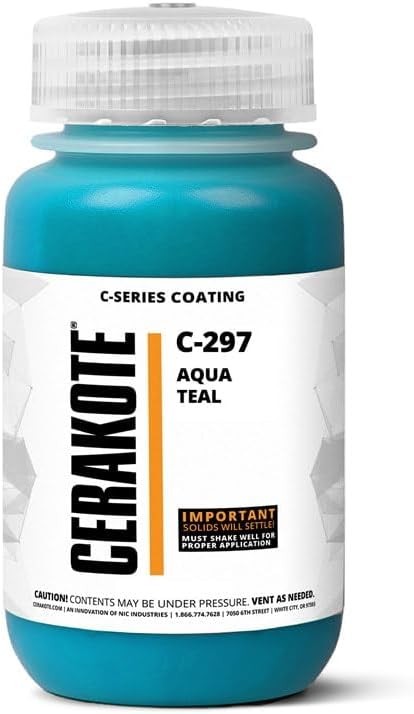 Cerakote C-Series Air Cure Ceramic Coating C-297P Aqua Teal (16oz)