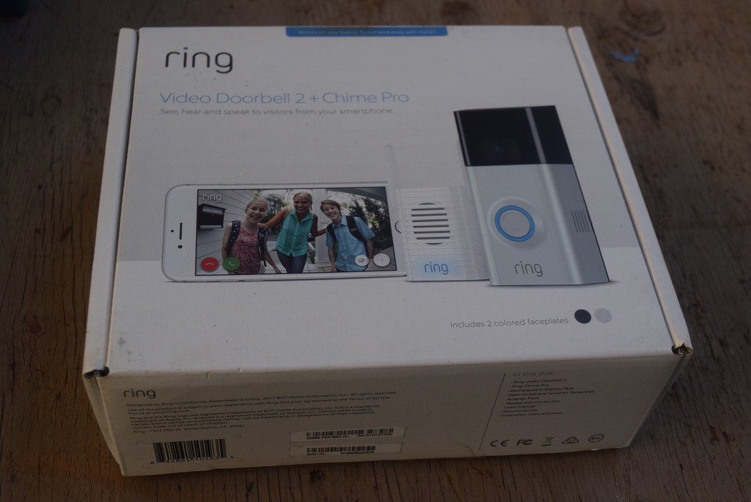 Ring Video Doorbell 2 + Chime Pro. New Never Used. In Open Box