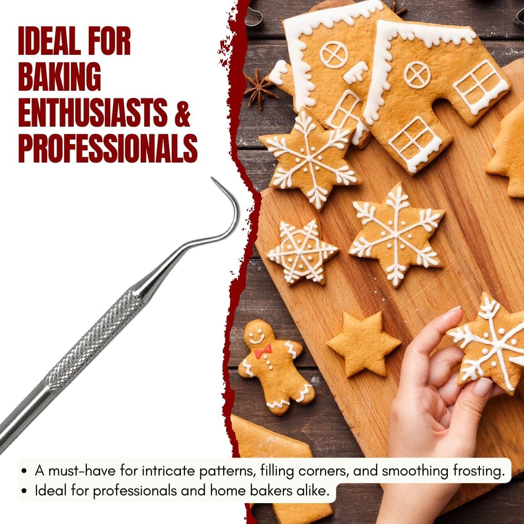 2 pack Cookie Scribe Stirring Needle Scriber Multipurpose Cookie Decorating