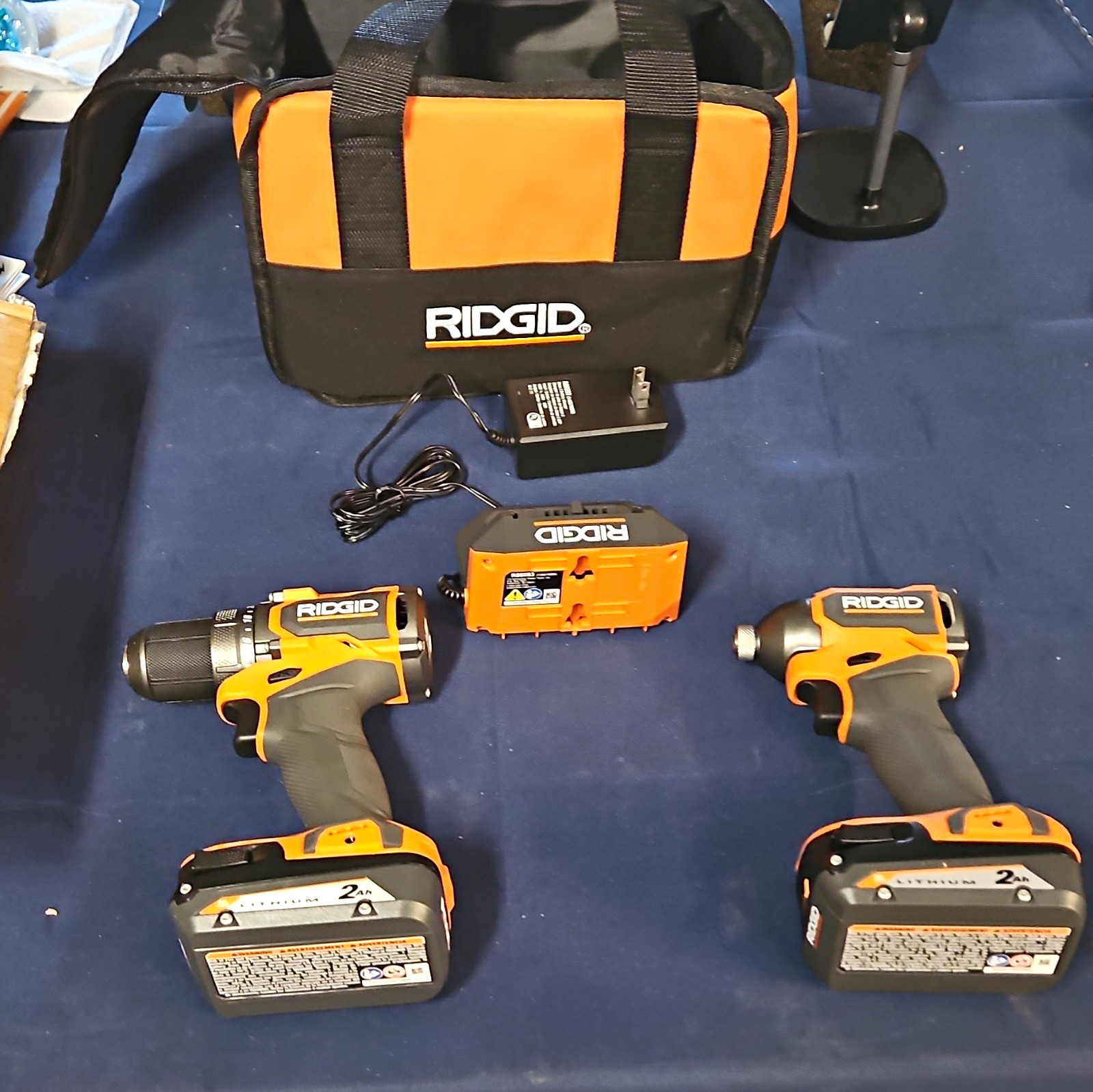RIDGID SubCompact Brushless 18V Drill/Driver Impact Kit w/2x2Ah Li-Ion