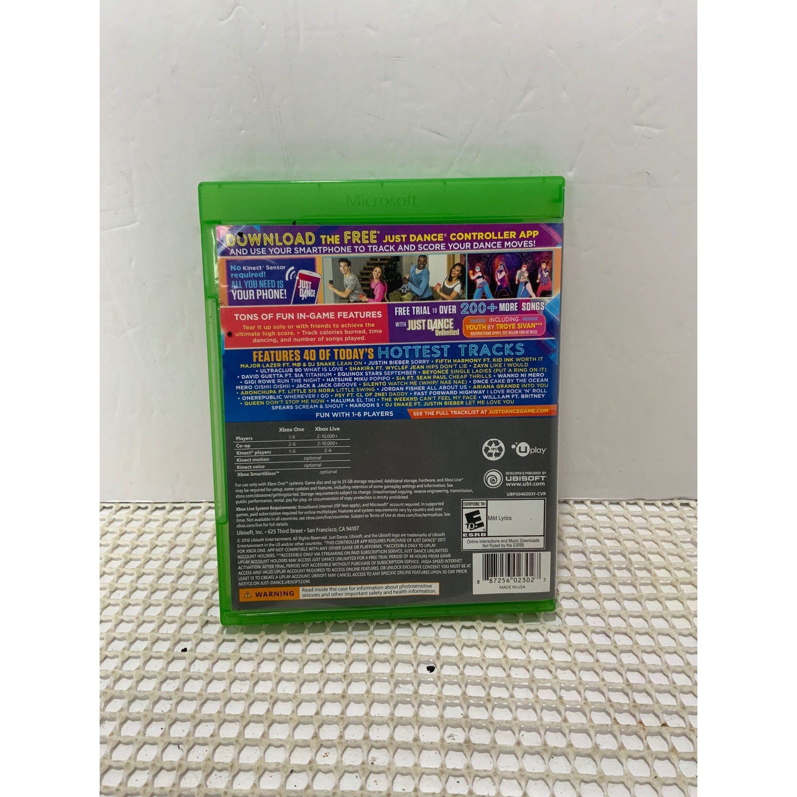 Just Dance 2017 for the Xbox One console EUC