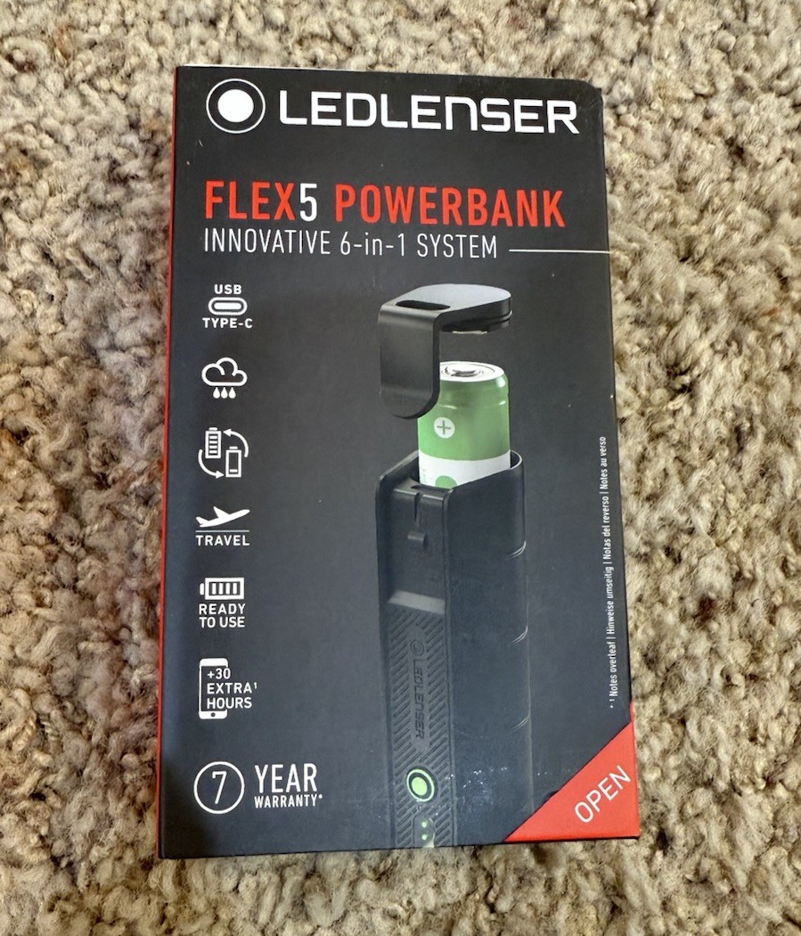 NEW LEDLENSER Flex5 powerbank + fast battery charger