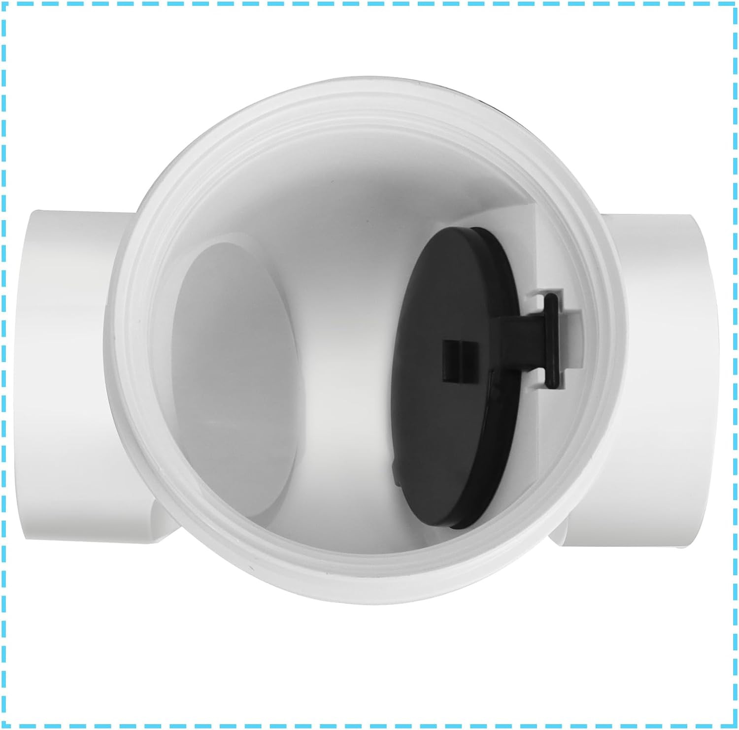 4" Backflow Preventer Valve,4 Inch Backwater Check Valve, Drain Backflow Prevent