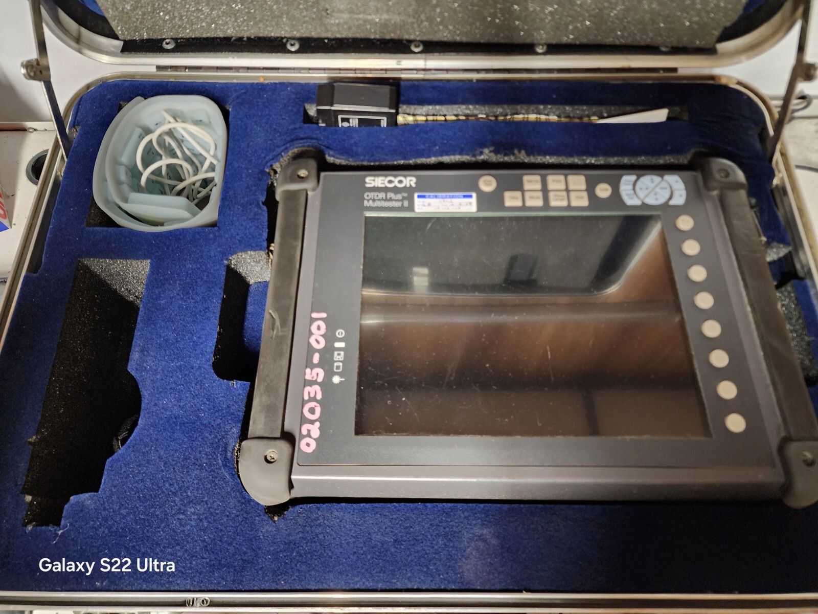 Siecor OTDR Plus Multitester II Model 340-1 w/ Hard Carrying Case & Extras
