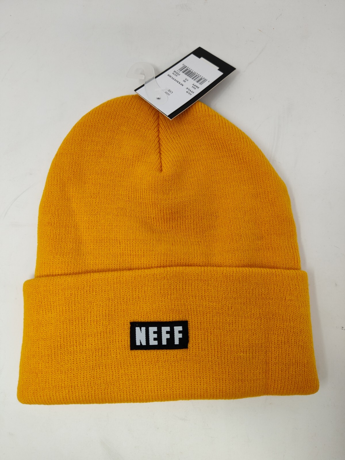 Neff Beanie Hat Orange Yellow Golden Teen Adult OSFM NWT