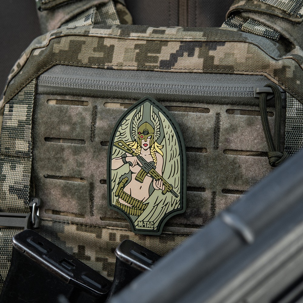VALKYRIE Valkyrie Morale PVC 3D Patch ARMY WAR Ukraine arrowhead OLIVE