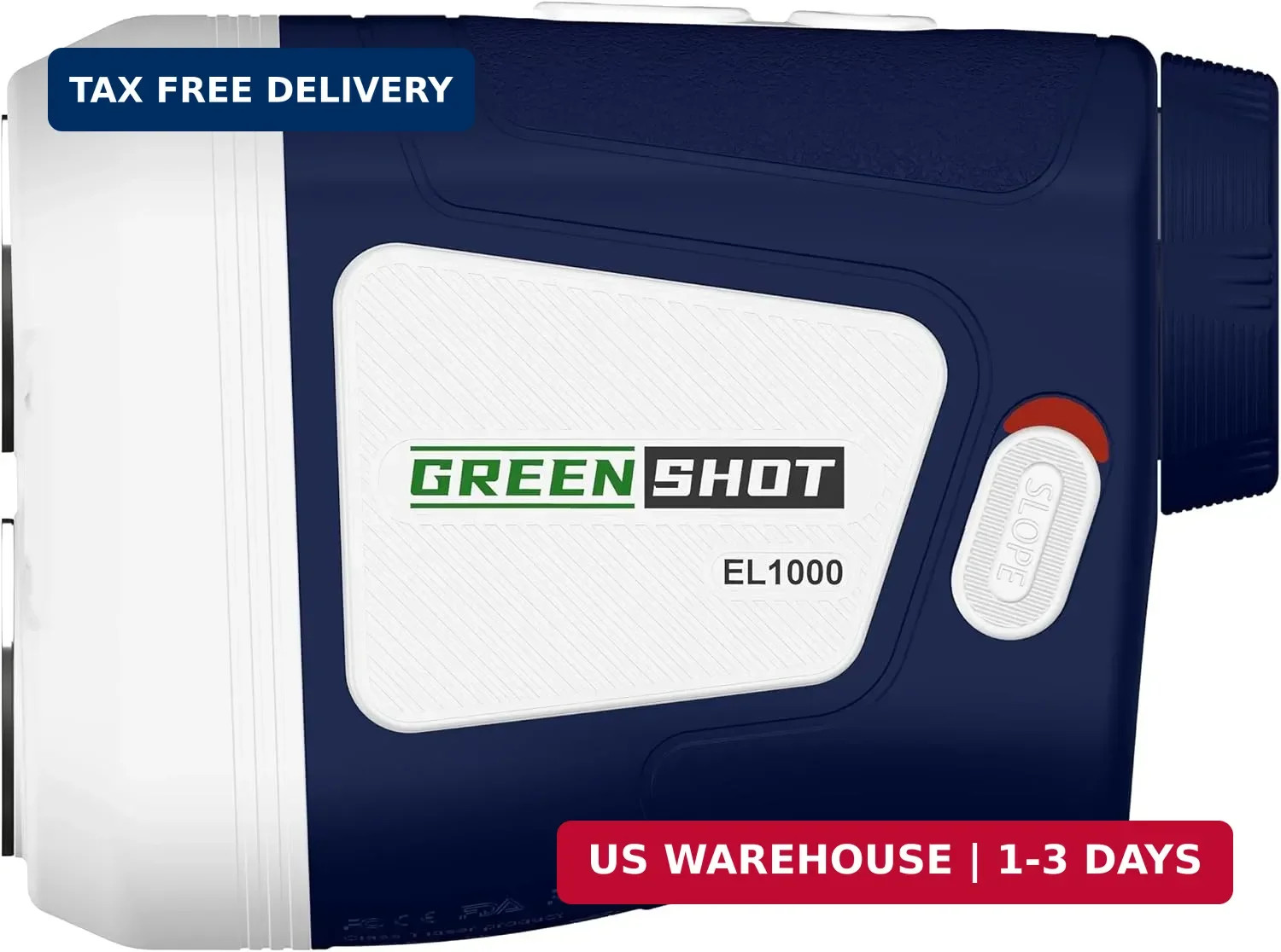 Golf Range Finder with Slope - 1200 Yards Range Finder Golf, 6X Magnification La