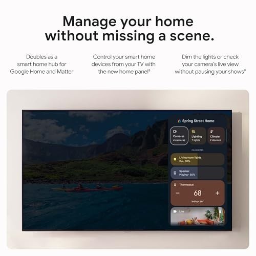 Google TV Streamer 4K with Voice Remote, HDR, Smart Home Control, 32GB, Hazel