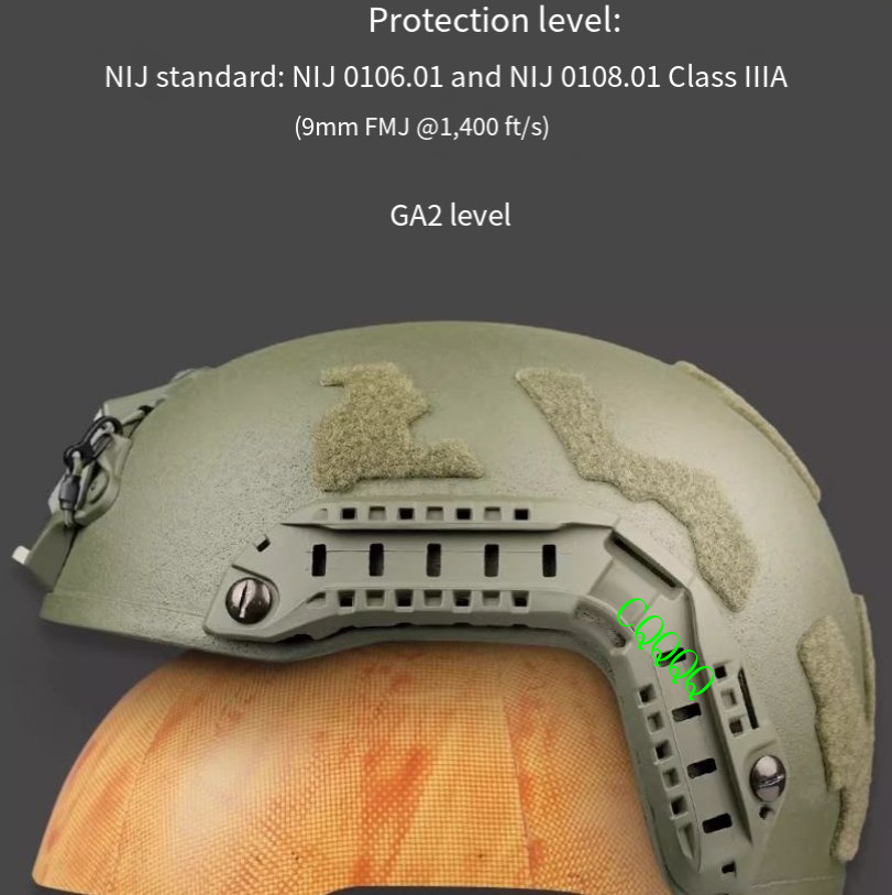 FAST PJ FTHS SF Bulletproof Tactical Helmet NIJIIIA Class