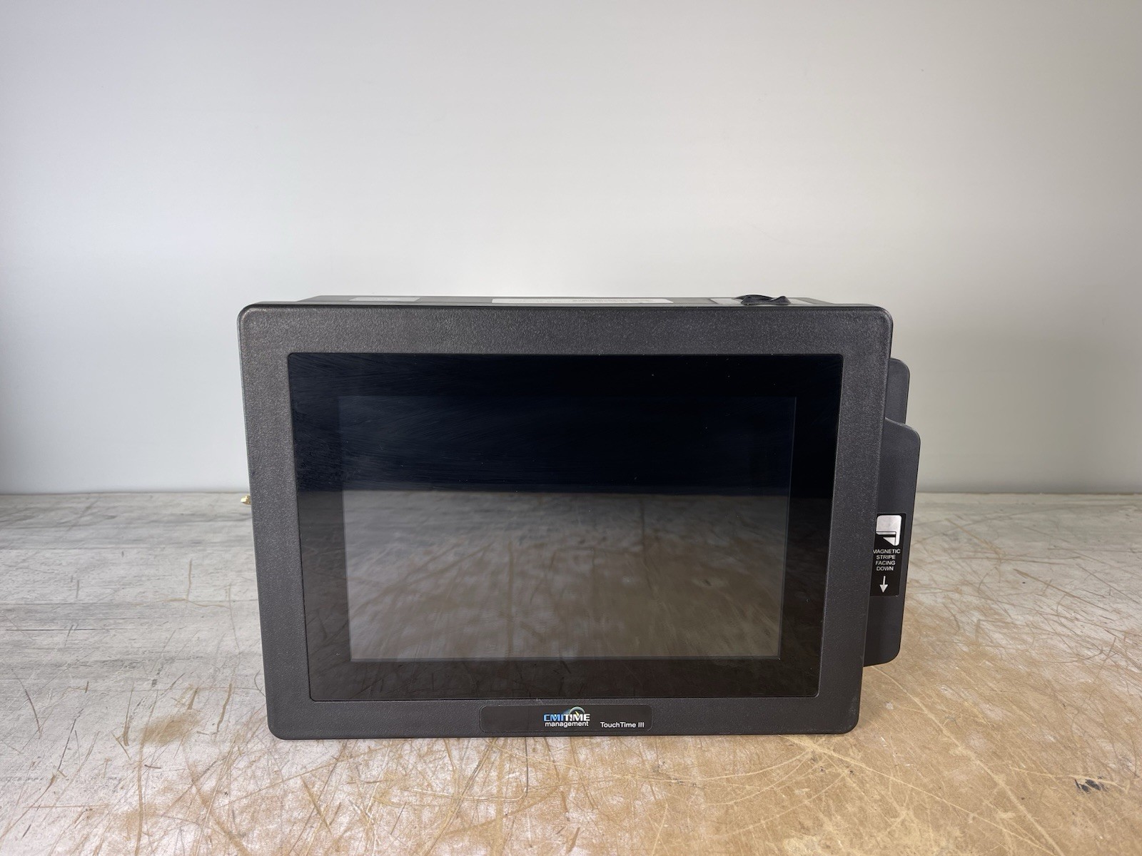 CMI TIME MANAGEMENT TOUCHTIME III TIME CLOCK TERMINAL - (POWER TESTED)