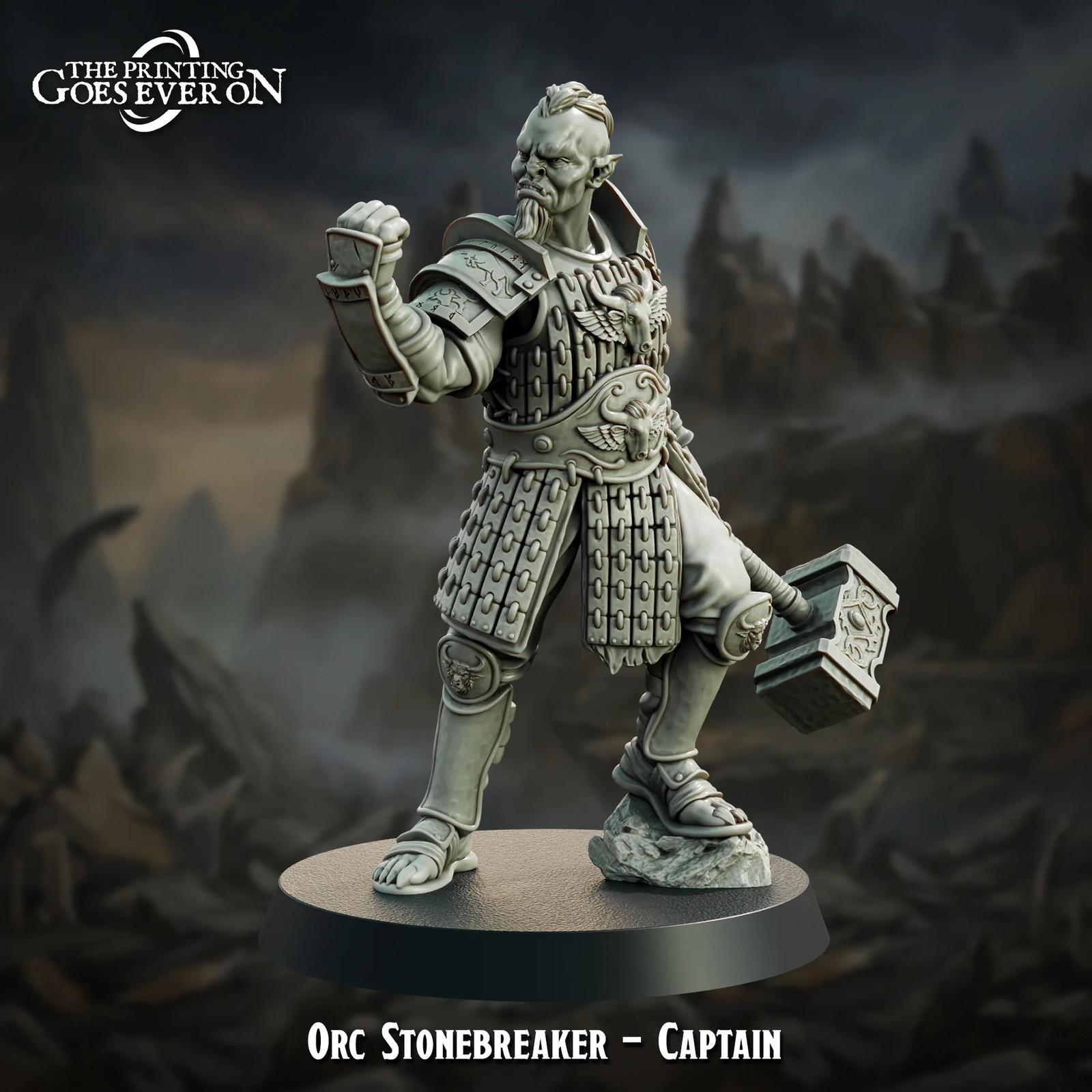 Orc Stonebreakers - Resin Tabletop Miniature