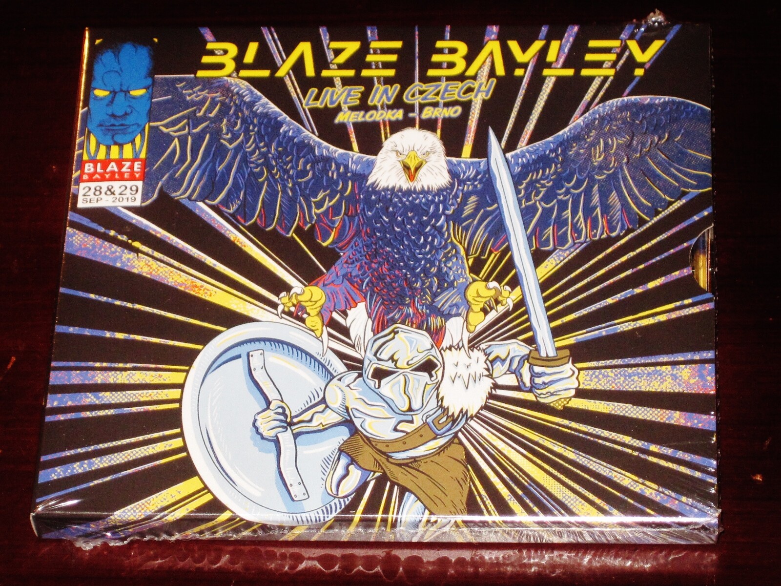 Blaze Bayley: Live In Czech 2 CD Set 2020 Iron Maiden Solo Slipcase BBRCD016 NEW