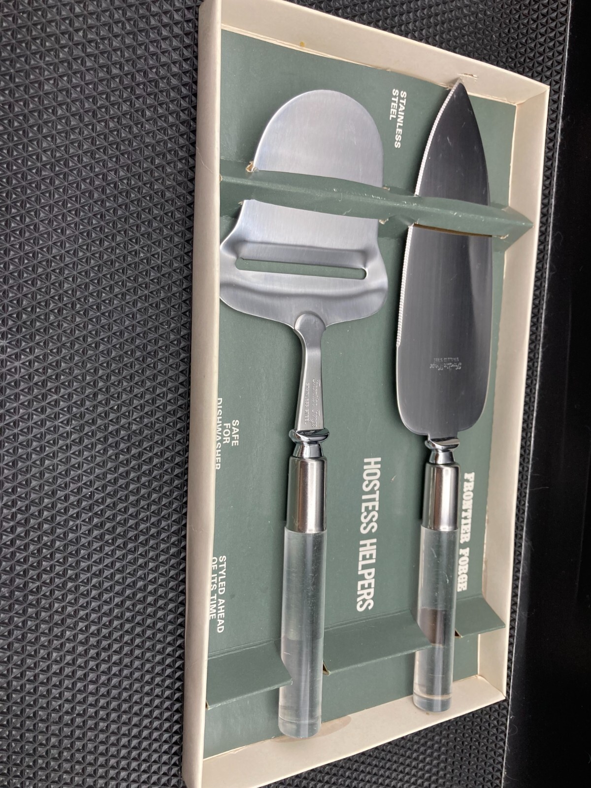 Vintage Frontier Forge Hostess Helper Cheese Slicer and Server Japan
