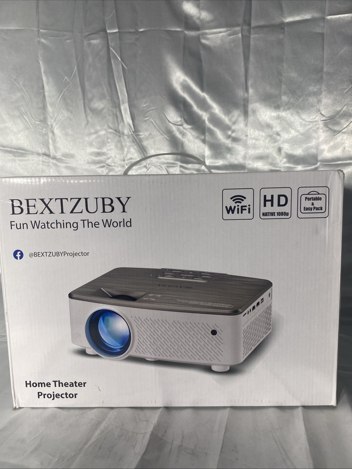 BEXTZUBY Native 1080P Home Theater Projector Full HD (NIB)